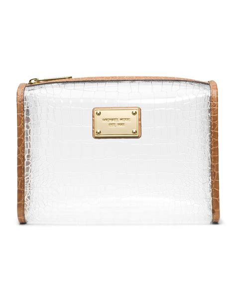 michael kors clear cosmetic bag|Michael Kors accessories for handbags.